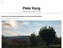 Tablet Screenshot of peterkang.com